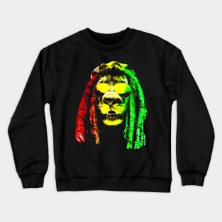 Reggae Rasta Lion Crewneck Sweatshirt